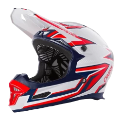 ONeal - Fullface-Helm Fury Rapid Silver/Red