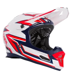 ONeal - Fullface-Helm Fury Rapid Silver/Red -Fahrradladen 0499 82 right 1280x1280