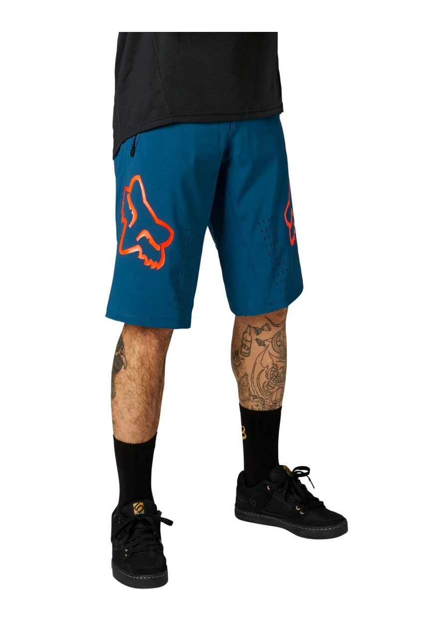 Fox - Shorts Defend Men Dark Indigo/ Punch Red 3 Fox - Shorts Defend Men Dark Indigo/ Punch Red