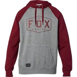 Fox - Kapuzenpullover Shield Raglan Heather Graph.