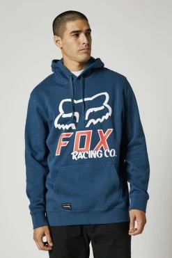 Fox - Kapuzenpullover Hightail Po Fleece Dark Indigo/Orange