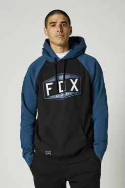 Fox - Kapuzenpullover Emblem Raglan Po Fleece Dark Indigo
