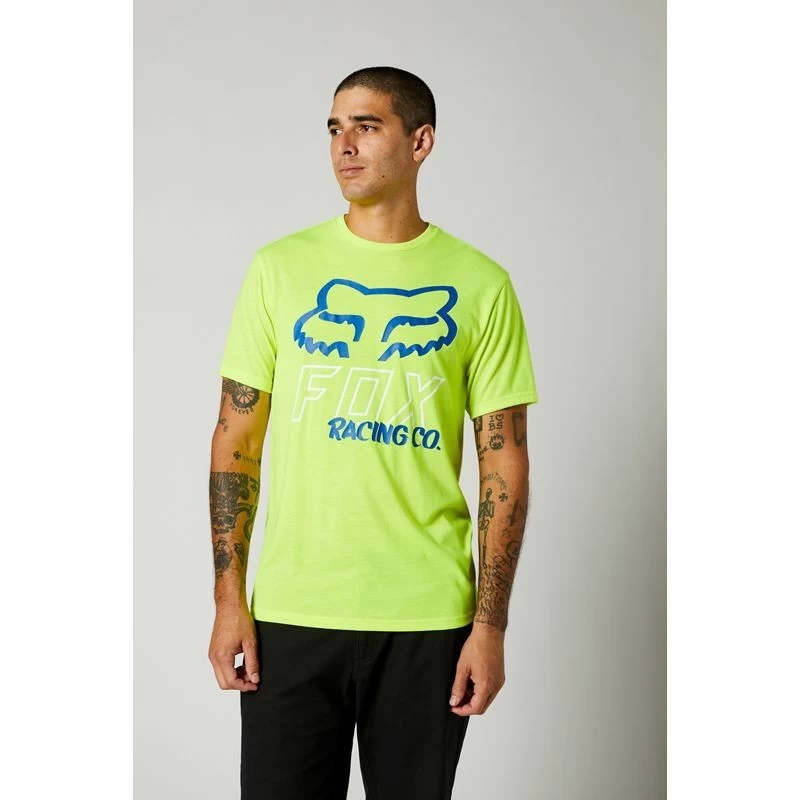 Fox - T-Shirt Hightail Tee SS Flo Yellow 3 Fox - T-Shirt Hightail Tee SS Flo Yellow