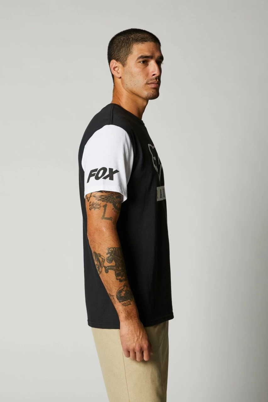 Fox - T-Shirt Paddox Contrast Sleeve SS Men Black 5 Fox - T-Shirt Paddox Contrast Sleeve SS Men Black – Bild 3
