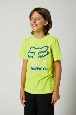 Fox - T-Shirt Hightail SS Tee Youth Flo Yellow