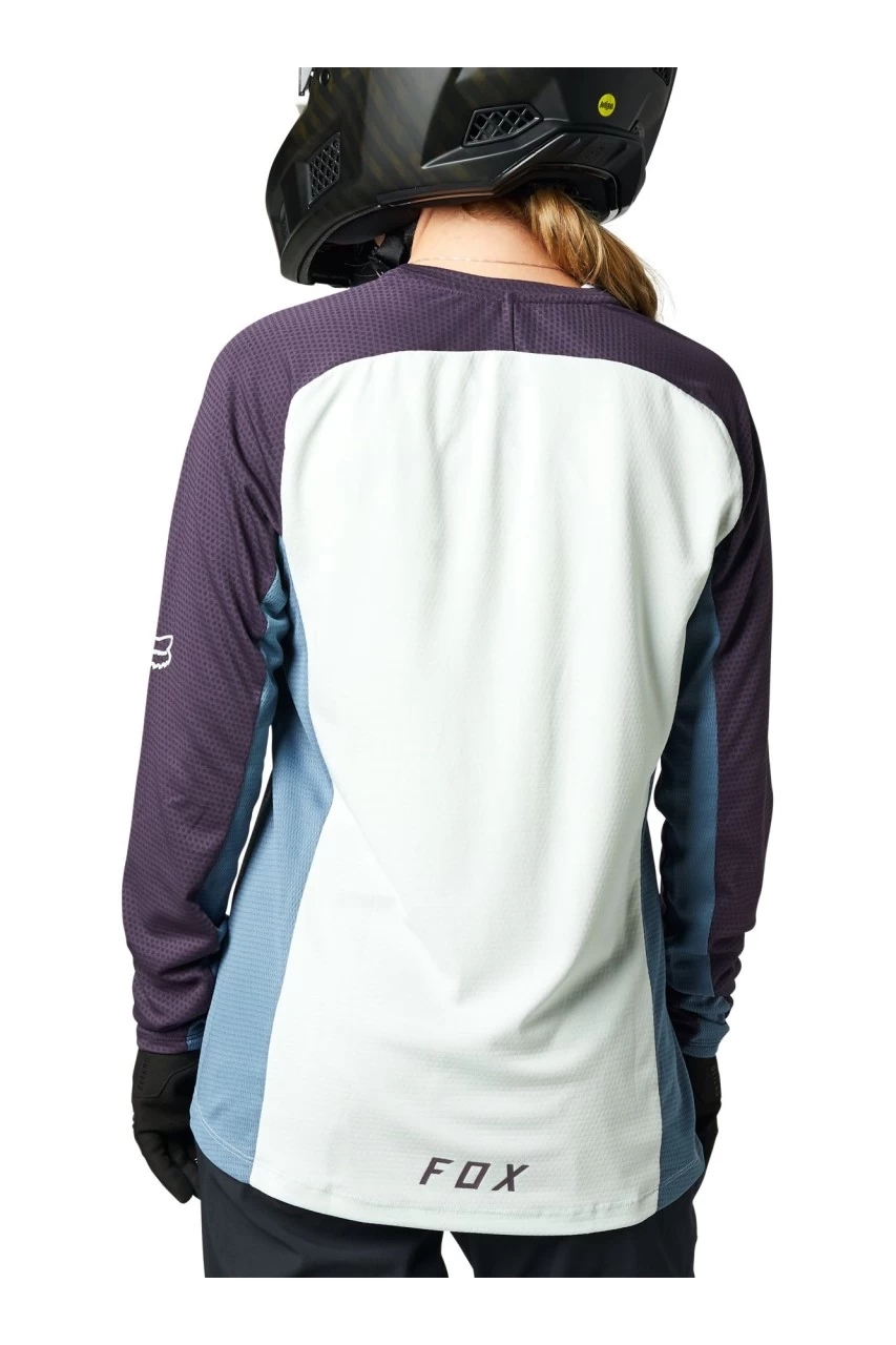 Fox - Jersey Defend Langarm 21 Womans Cloud Grey 5 Fox - Jersey Defend Langarm 21 Womans Cloud Grey – Bild 3