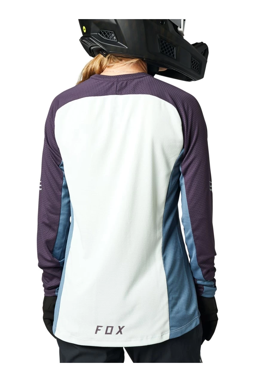 Fox - Jersey Defend Langarm 21 Womans Cloud Grey 4 Fox - Jersey Defend Langarm 21 Womans Cloud Grey – Bild 2