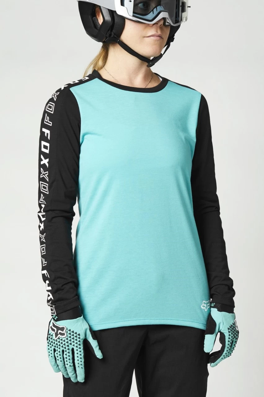 Fox - Jersey Ranger DR Langarm 21 Womans Teal 3 Fox - Jersey Ranger DR Langarm 21 Womans Teal