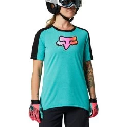 Fox - Jersey Ranger DR Kurzarm 21 Womans Teal