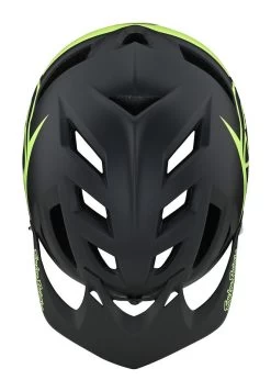 Troy Lee Designs - MTB-Helm A1 Classic MIPS 21 Gray/Green Lime -Fahrradladen A1 Classic MIPS Gray Green3 1280x1280