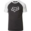 Fox - T-Shirt Blocked SS Premium Tee Black/White -Fahrradladen Blocked Premium Tee Black White 1 1280x1280
