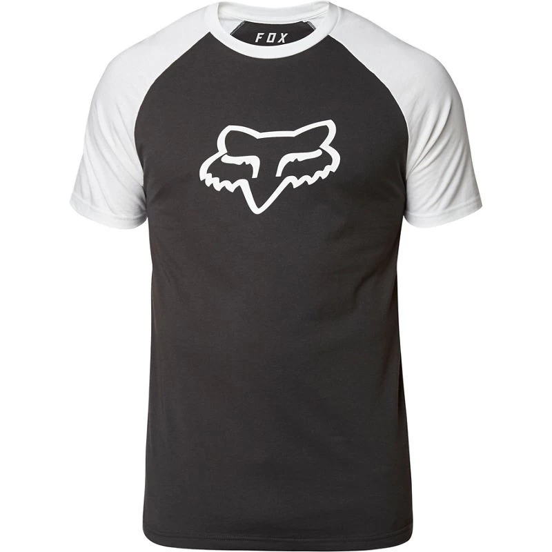 Fox - T-Shirt Blocked SS Premium Tee Black/White 3 Fox - T-Shirt Blocked SS Premium Tee Black/White