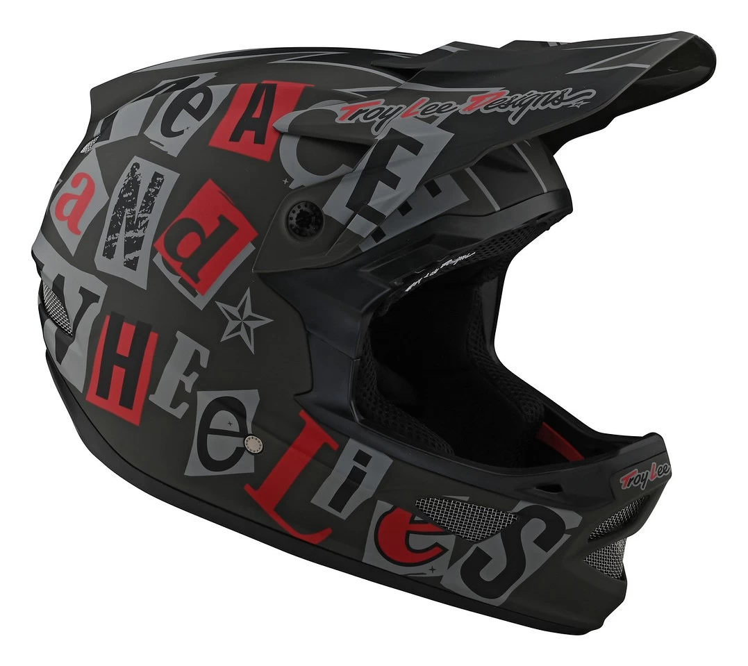 Troy Lee Designs - Helm D3 Fiberlite Anarchy Olive 5 Troy Lee Designs - Helm D3 Fiberlite Anarchy Olive – Bild 3