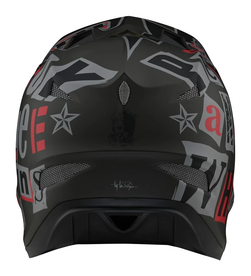 Troy Lee Designs - Helm D3 Fiberlite Anarchy Olive 4 Troy Lee Designs - Helm D3 Fiberlite Anarchy Olive – Bild 2