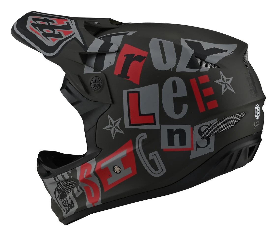 Troy Lee Designs - Helm D3 Fiberlite Anarchy Olive 3 Troy Lee Designs - Helm D3 Fiberlite Anarchy Olive