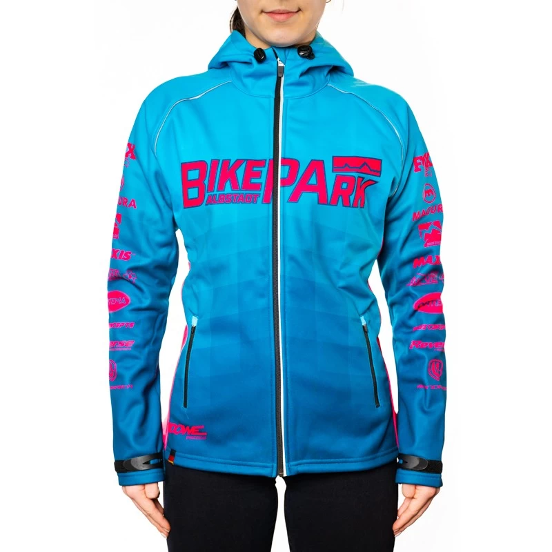 Bikepark Albstadt - Bikepark Softshelljacke Womans 2021 Cyan/Pink 3 Bikepark Albstadt - Bikepark Softshelljacke Womans 2021 Cyan/Pink