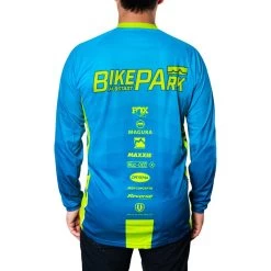 Bikepark Albstadt - Bikepark Jersey Langarm 2021 Cyan/Lime