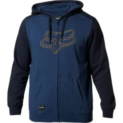 Fox - Kapuzenjacke Destrakt Zip-Fleece Light Indigo