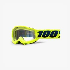100% - Brille Accuri 2 OTG Anti Fog Clear Lens Flo Yellow
