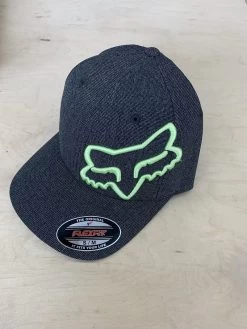 Fox - Mütze Flexfit Clouded Hat Black/Green Lime S/M