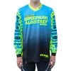 Bikepark Albstadt - Jersey Racing Leopard Design 2020 Flu Yellow/Petrol -Fahrradladen Jersey lang front 1280x1280