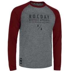 Rocday - Jersey Manual Sanitized Langarm 21 Men Melange/Dark Red