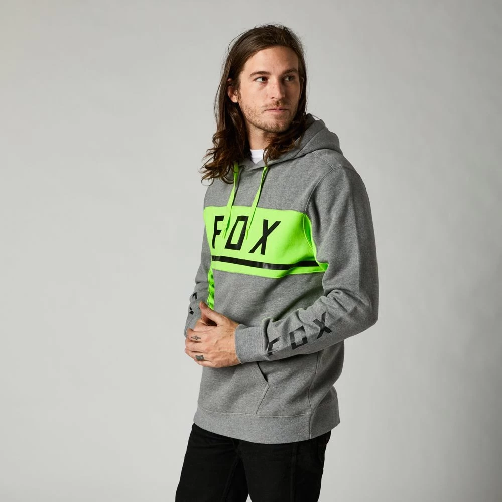 Fox - Kapuzenpullover Merz Pullover Fleece Heather Lime 4 Fox - Kapuzenpullover Merz Pullover Fleece Heather Lime – Bild 2