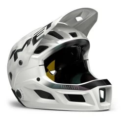 MET - Fullface-Helm Enduro+Chin Parachute MCR Mips White Iridecents Matt