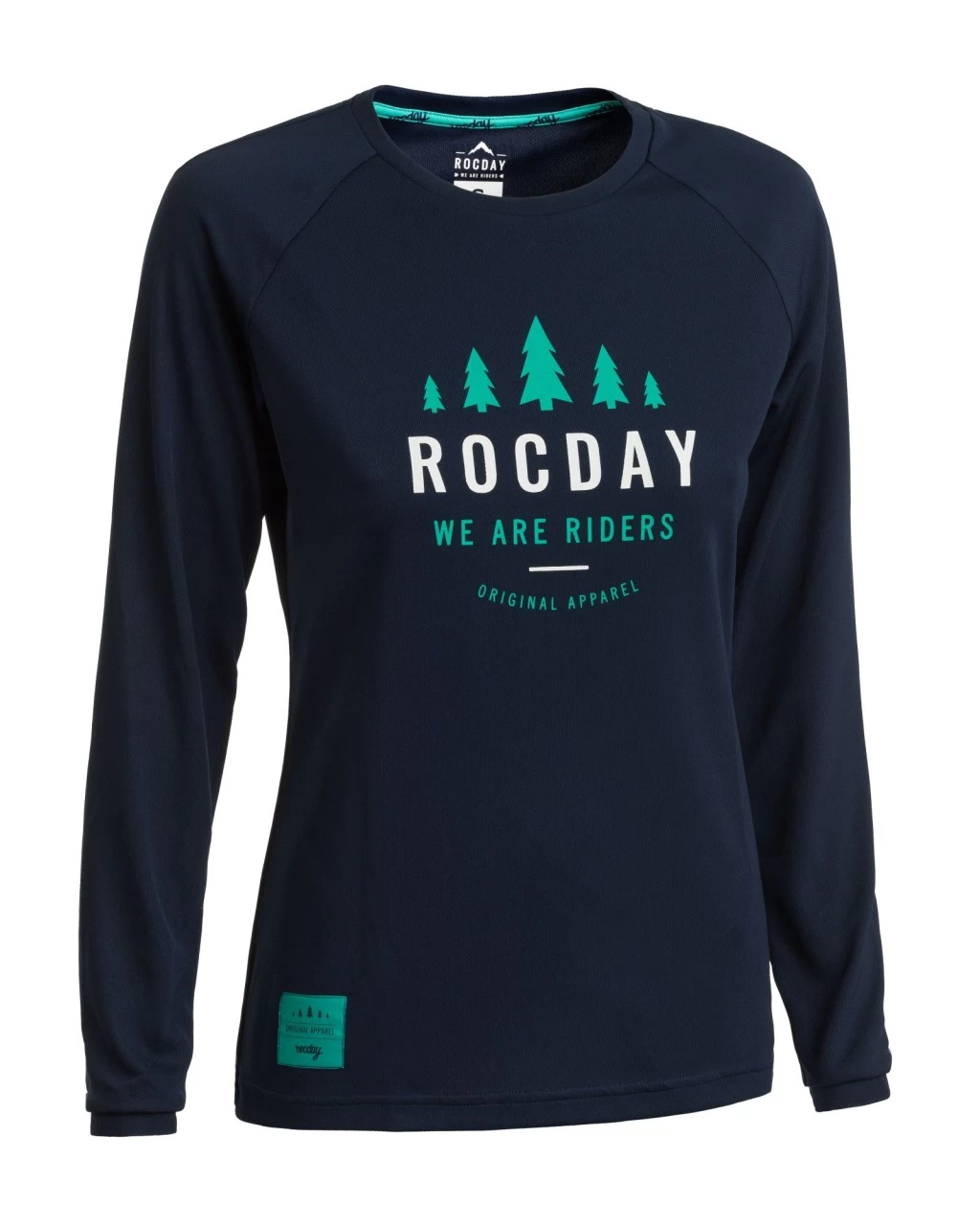 Rocday - Jersey Patrol Sanitized Langarm Woman Dunkelblau Logo Türkis Weiss 3 Rocday - Jersey Patrol Sanitized Langarm Woman Dunkelblau Logo Türkis Weiss