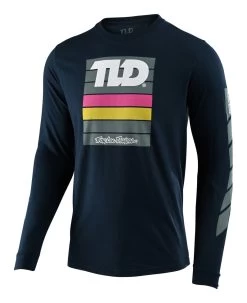 Troy Lee Designs - Jersey Pregame Tee Langarm Men Navy