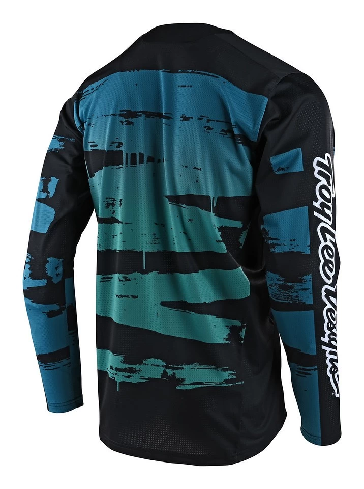 Troy Lee Designs - Jersey Sprint Brushed Langarm Marine/Teal 4 Troy Lee Designs - Jersey Sprint Brushed Langarm Marine/Teal – Bild 2