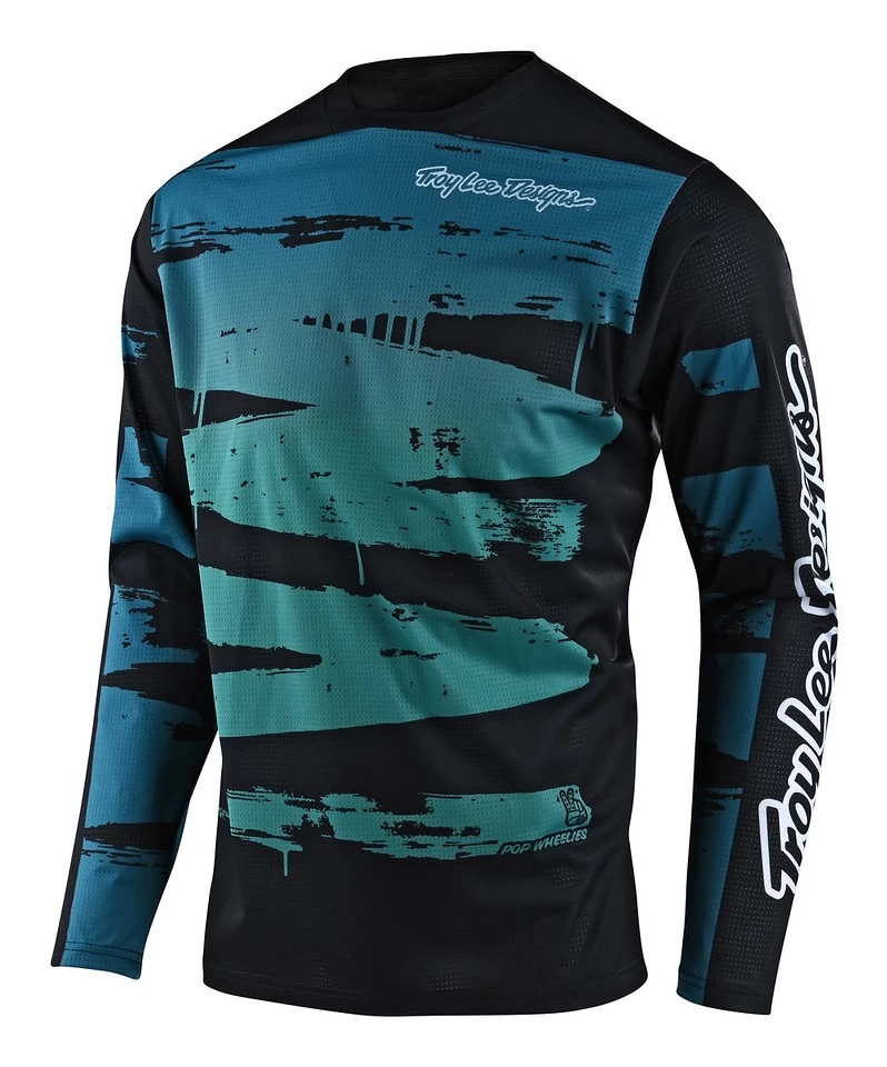 Troy Lee Designs - Jersey Sprint Brushed Langarm Marine/Teal 3 Troy Lee Designs - Jersey Sprint Brushed Langarm Marine/Teal