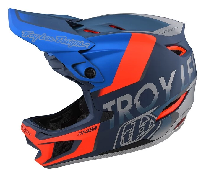 Troy Lee Designs - Fullface-Helm D4 Composite MIPS Qualifier Slate / Red 3 Troy Lee Designs - Fullface-Helm D4 Composite MIPS Qualifier Slate / Red