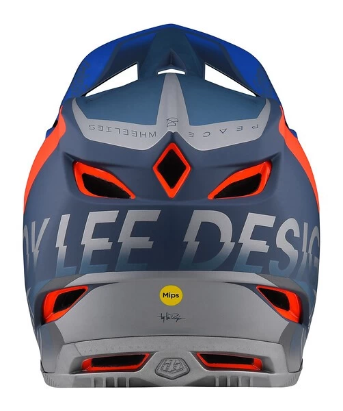 Troy Lee Designs - Fullface-Helm D4 Composite MIPS Qualifier Slate / Red 4 Troy Lee Designs - Fullface-Helm D4 Composite MIPS Qualifier Slate / Red – Bild 2