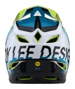 Troy Lee Designs - Fullface-Helm D4 Composite MIPS Qualifier White / Green 7 Troy Lee Designs - Fullface-Helm D4 Composite MIPS Qualifier White / Green -Fahrradladen TLD B22S D4CM QUALIFIER WHTGRN 03 L 1280x1280