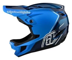 Troy Lee Designs - Fullface-Helm D4 Composite MIPS Shadow Blue