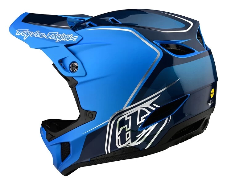 Troy Lee Designs - Fullface-Helm D4 Composite MIPS Shadow Blue 4 Troy Lee Designs - Fullface-Helm D4 Composite MIPS Shadow Blue – Bild 2