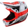 Troy Lee Designs - Fullface-Helm D4 Composite MIPS White /Glow Orange -Fahrradladen TLD B22S D4CM SRAM WHTGLORED 07 L 1280x1280