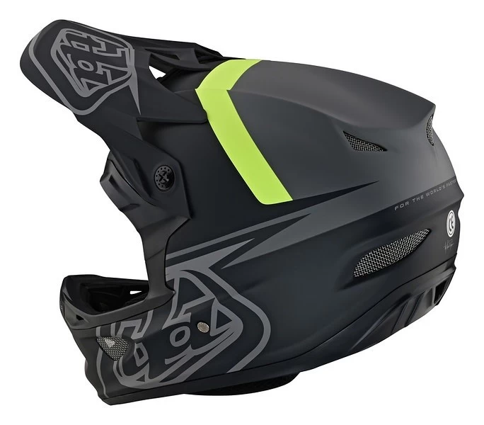 Troy Lee Designs - Fullface-Helm D3 Fiberlite Slant Grey 5 Troy Lee Designs - Fullface-Helm D3 Fiberlite Slant Grey – Bild 3