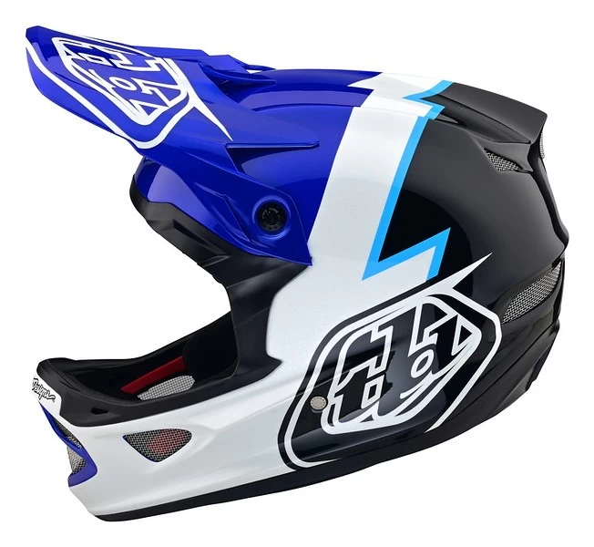 Troy Lee Designs - Fullface-Helm D3 Fiberlite Volt Blue 3 Troy Lee Designs - Fullface-Helm D3 Fiberlite Volt Blue