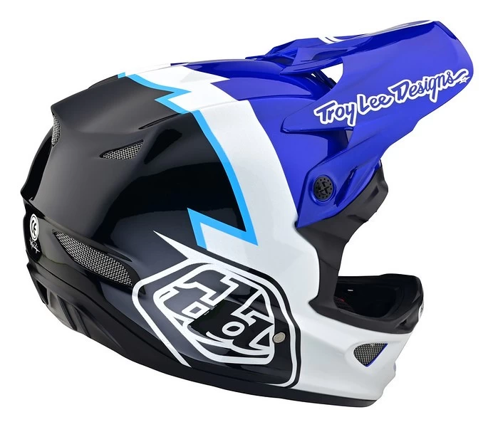 Troy Lee Designs - Fullface-Helm D3 Fiberlite Volt Blue 5 Troy Lee Designs - Fullface-Helm D3 Fiberlite Volt Blue – Bild 3