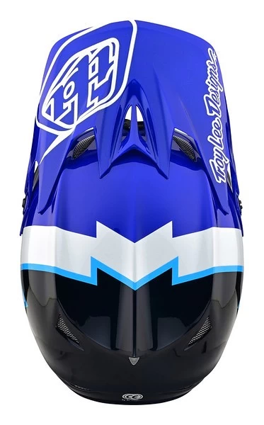 Troy Lee Designs - Fullface-Helm D3 Fiberlite Volt Blue 4 Troy Lee Designs - Fullface-Helm D3 Fiberlite Volt Blue – Bild 2