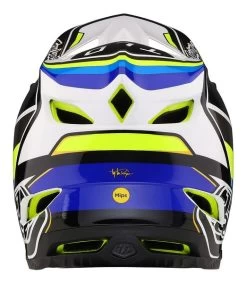 Troy Lee Designs - Fullface-Helm D4 Composite MIPS Reverb 23 White/ Blue -Fahrradladen TLD B23D1 D4CM REVERB WHTBLU 03 L 1280x1280