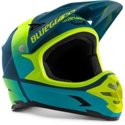 Bluegrass - Fullface-Helm Intox Petrol Flo Yellow Matt -Fahrradladen bluegrass intox helm petrol blue fluo yellow matte 1 1280x1280