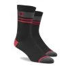 Crank Brothers - Socken Icon Black/Red/Grey -Fahrradladen crankbrothers socken icon black red gray 1280x1280