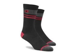 Crank Brothers - Socken Icon Black/Red/Grey