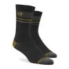 Crank Brothers - Socken Icon Black/Gold/Grey -Fahrradladen crankbrothers x 100 socken icon mtb l xl 42 47 1280x1280
