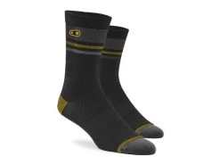 Crank Brothers - Socken Icon Black/Gold/Grey