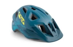 MET - MTB-Helm Eldar Active Junior Petrol Blue Camo | Matt Unisize -Fahrradladen eldar kids helmet BL1 1280x1280