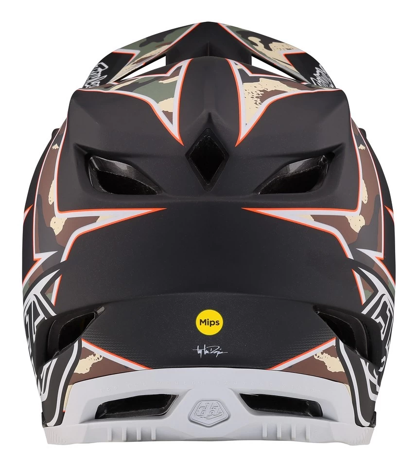 Troy Lee Designs - Fullface-Helm D4 Composite MIPS Matrix Camo 23 Army Green 6 Troy Lee Designs - Fullface-Helm D4 Composite MIPS Matrix Camo 23 Army Green – Bild 4